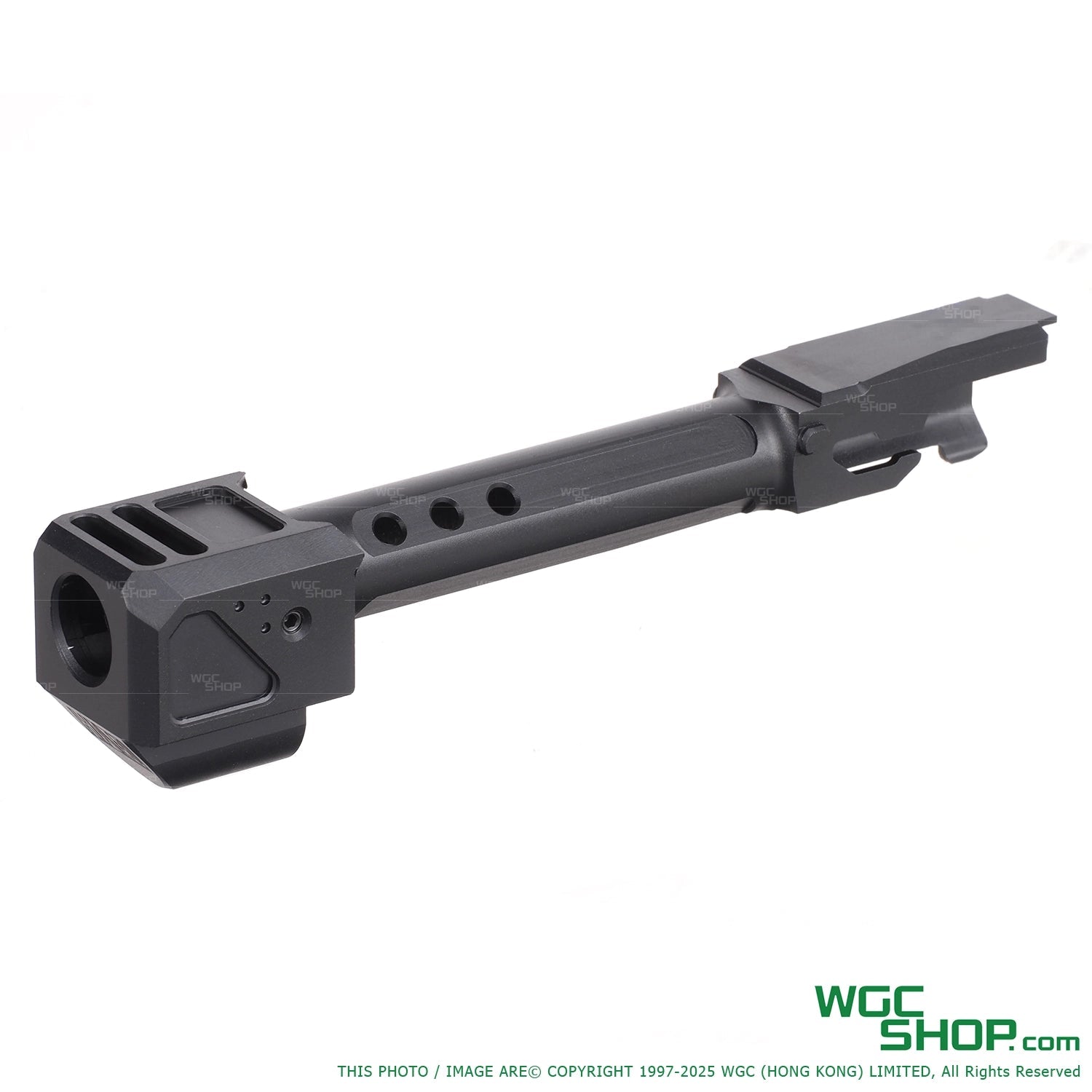GUNDAY TP Style Aluminum Outer Barrel w/ HAED Style Compensator Type B for MARUI G17 Gen5 MOS GBB Ai