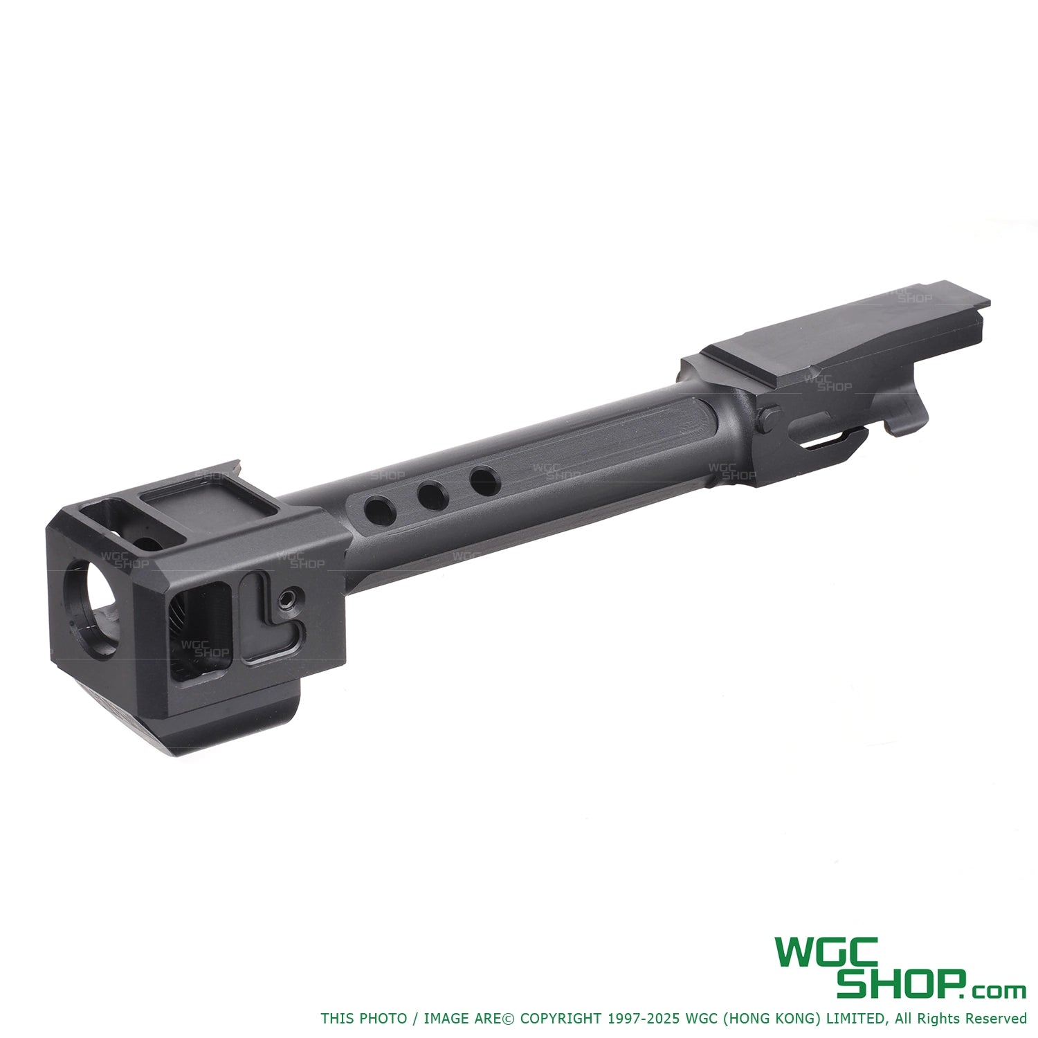 GUNDAY TP Style Aluminum Outer Barrel w/ HAED Style Compensator Type A for MARUI G17 Gen5 MOS GBB Ai