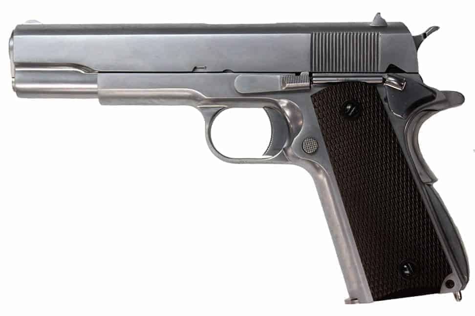 WE M1911 Full Metal Airsoft Gas Blowback Pistol (Silver)
