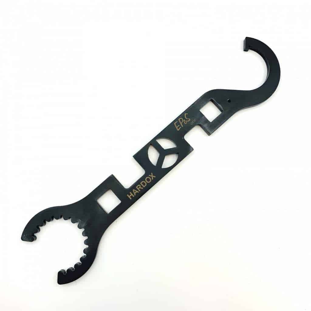 Epes Hardox AR15 Multi tool and barrel wrench  - blackening