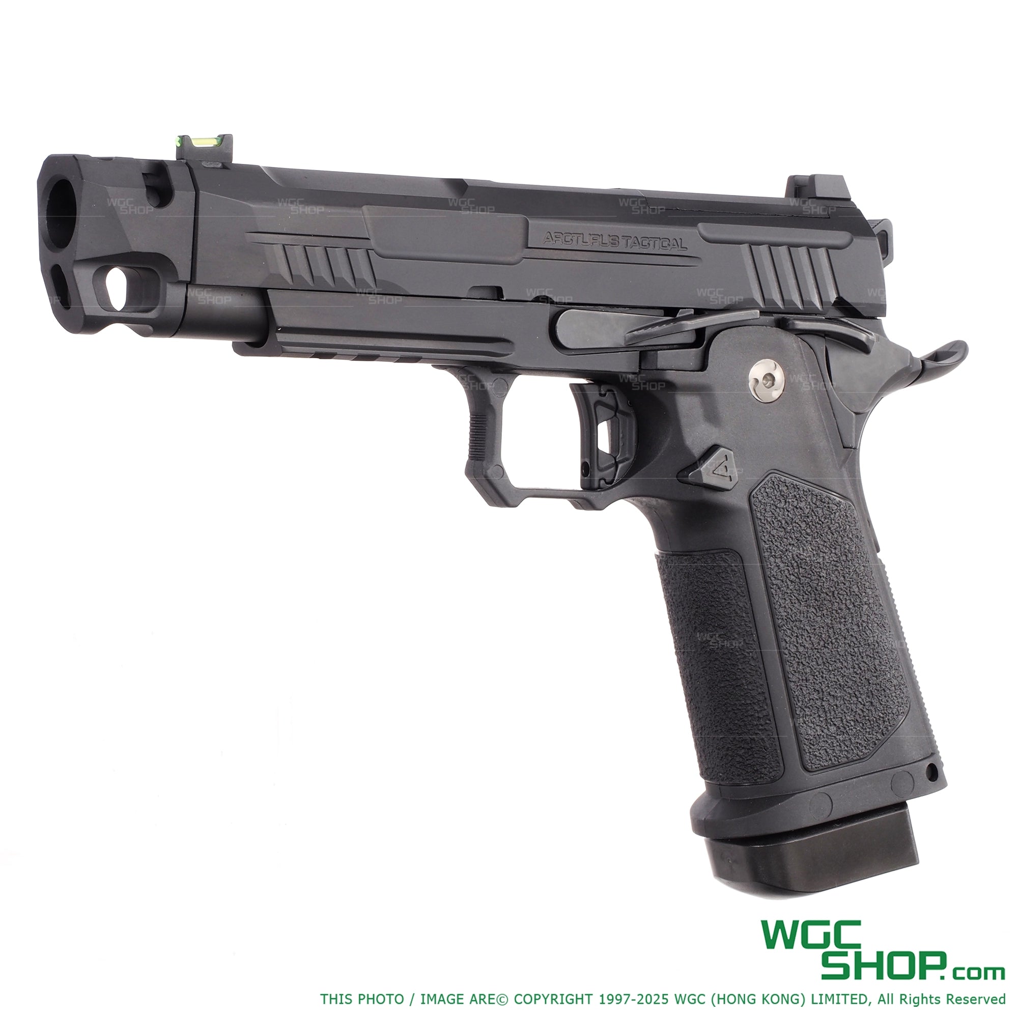 ARCTURUS Vanguard 4.3" Compensator Hi-Capa GBB Airsoft - Black / Optics Ready