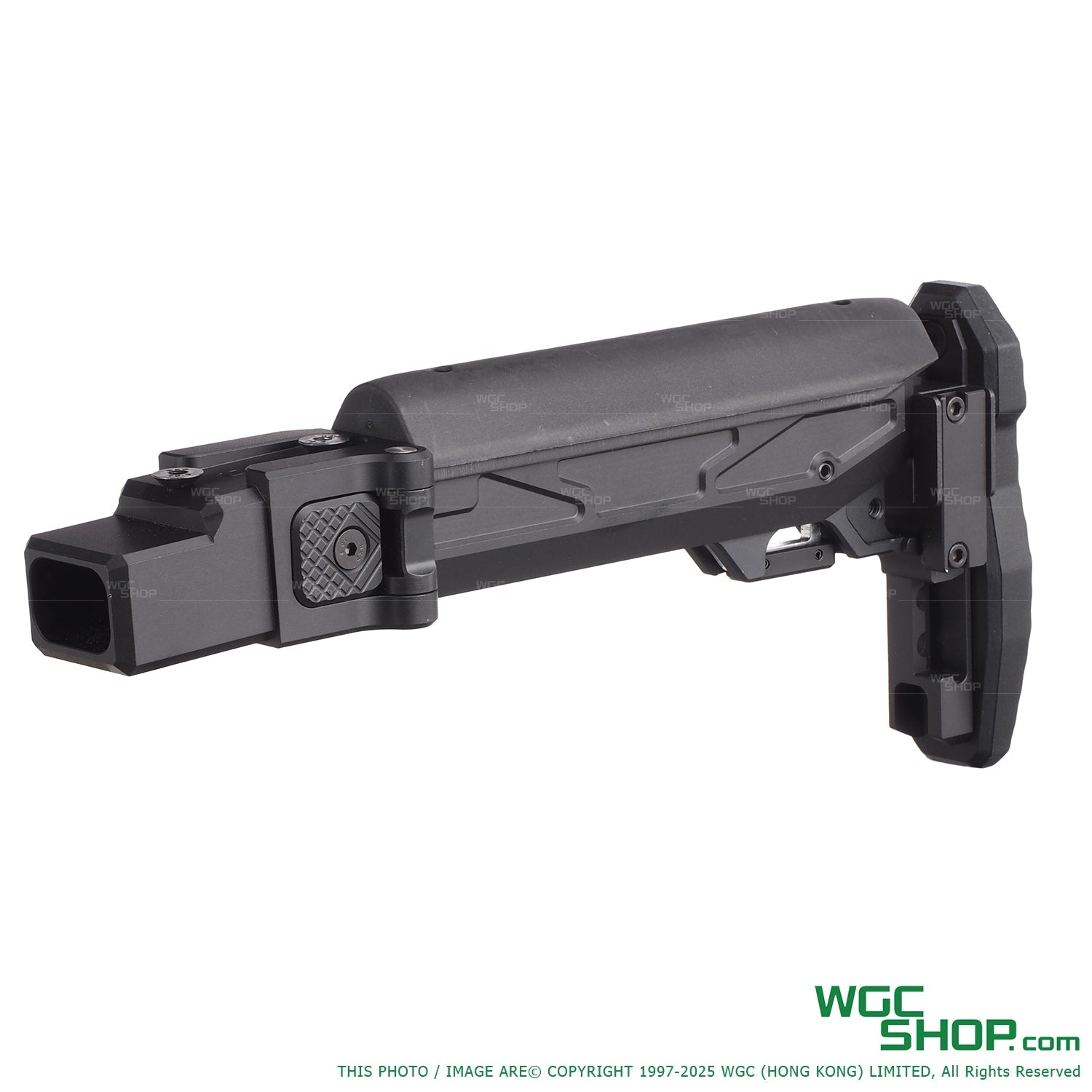 5KU KPYK Style Folding Telescopic Buttstock w/ Cheek Riser for GHK AKM V3 GBB ( 5KU-GB-171 )