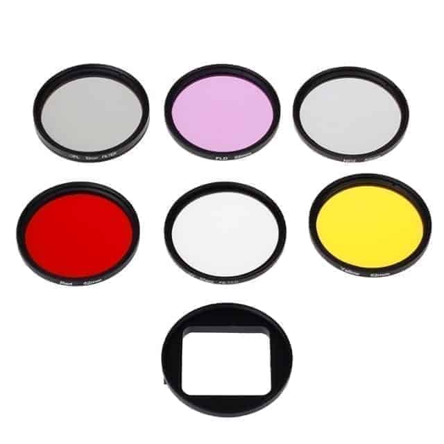 GoPro HERO4/ 3+ 6 in 1 coloured lens kits