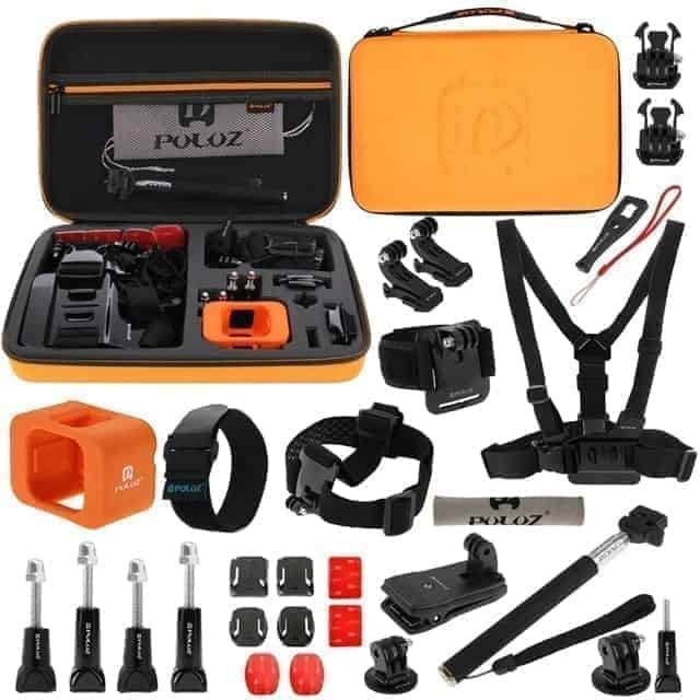 PULUZ 29 in 1 Accessories Combo Kit for go pro / Action Camera