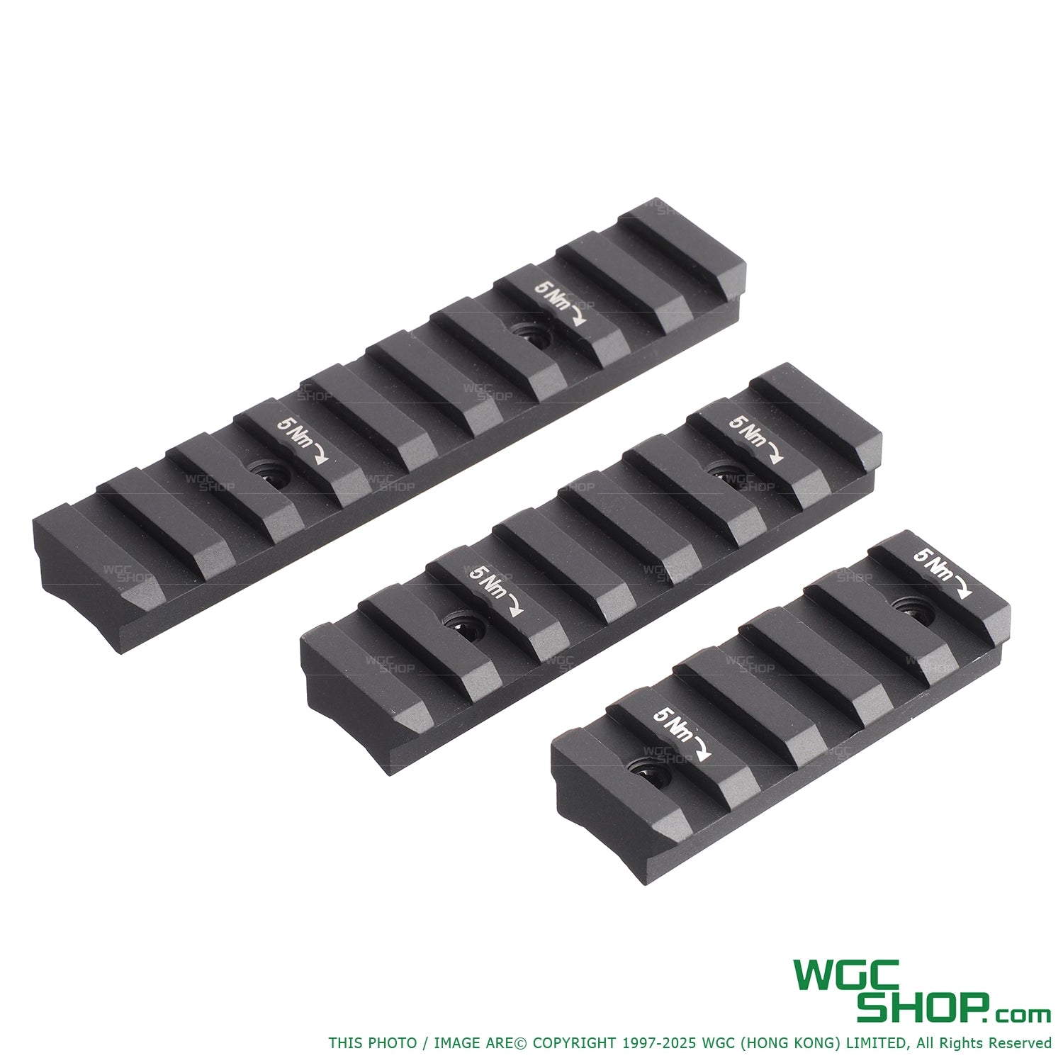 TASK FORCE Hkey Mod Picatinny Rail ( Black - 54mm / 74mm / 94mm )