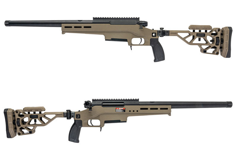 Silverback TAC 41 L Airsoft Bolt Action Rifle  (Lite Chassis & Recon Stock/ Dark Earth)