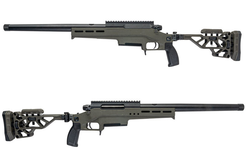 Silverback TAC 41 L Airsoft Bolt Action Rifle  (Lite Chassis & Recon Stock/ Olive Drab)