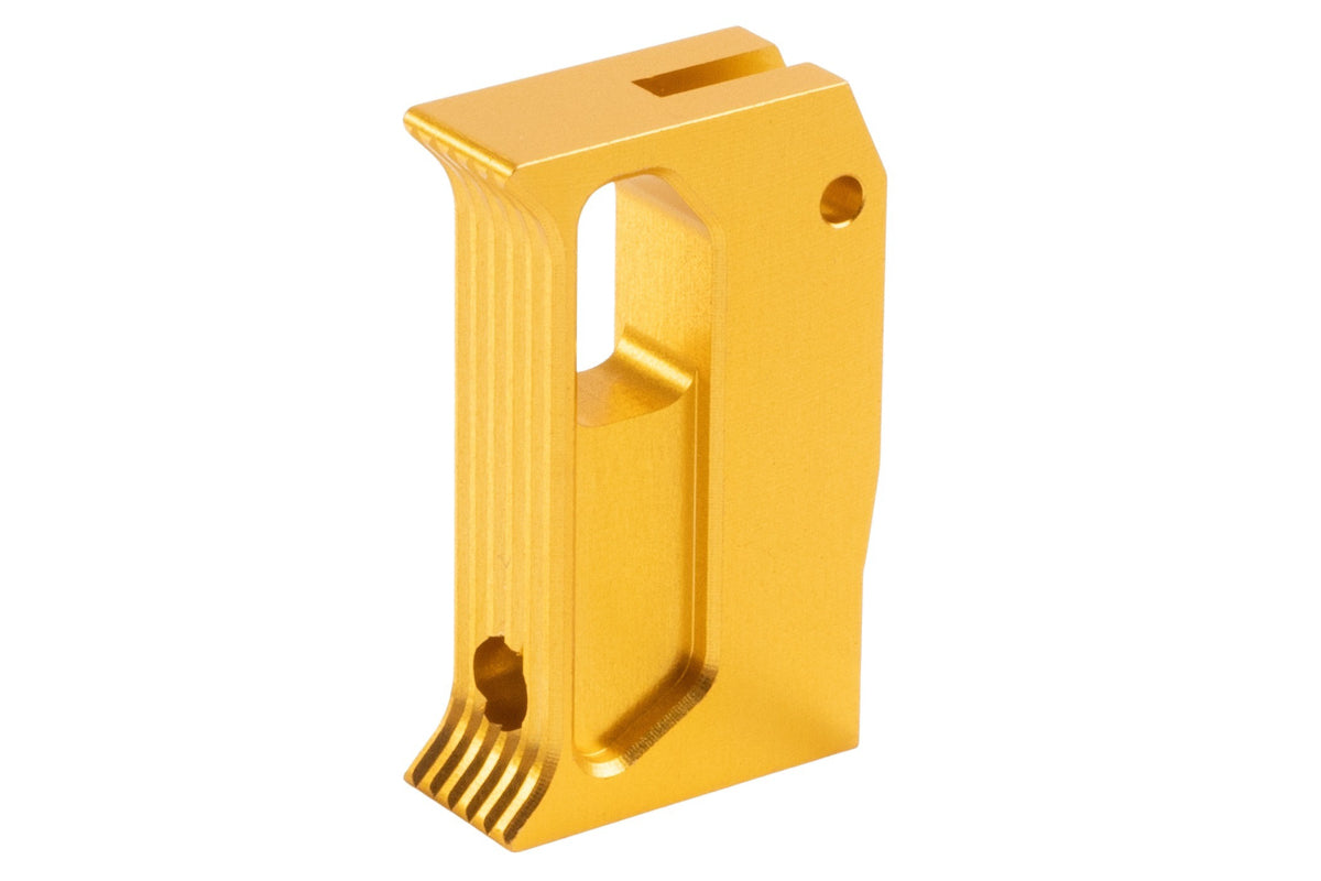 Revanchist Airsoft Aluminum Flat Trigger For Hi Capa GBB Airsoft (Type I/ Gold)