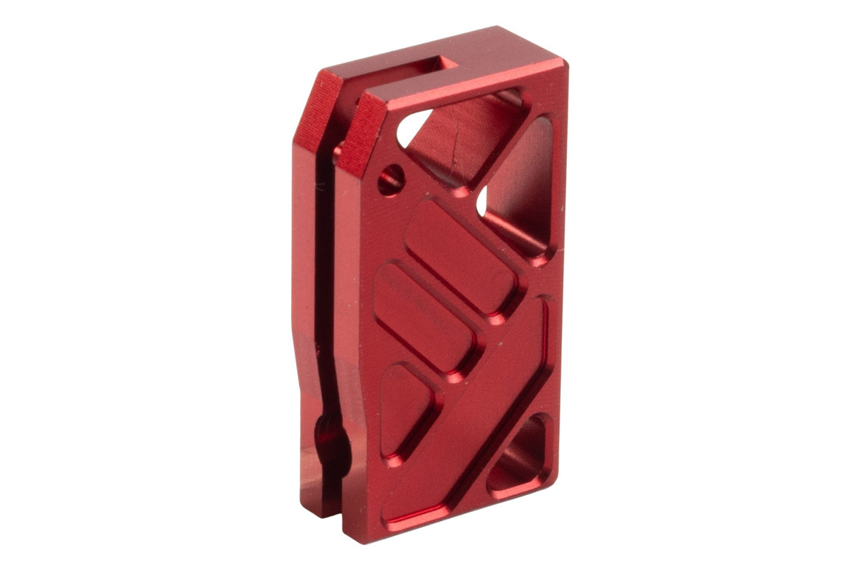 Revanchist Airsoft Aluminum Flat Trigger For Hi Capa GBB Airsoft (Type H/ Red)