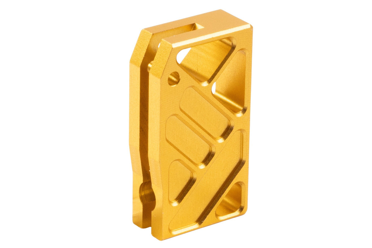 Revanchist Airsoft Aluminum Flat Trigger For Hi Capa GBB Airsoft (Type H/ Gold)