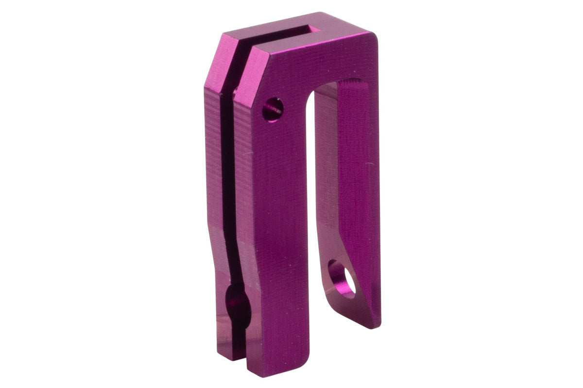 Revanchist Airsoft Aluminum Flat Short Trigger For Hi Capa GBB Airsoft (Type G/ Purple)