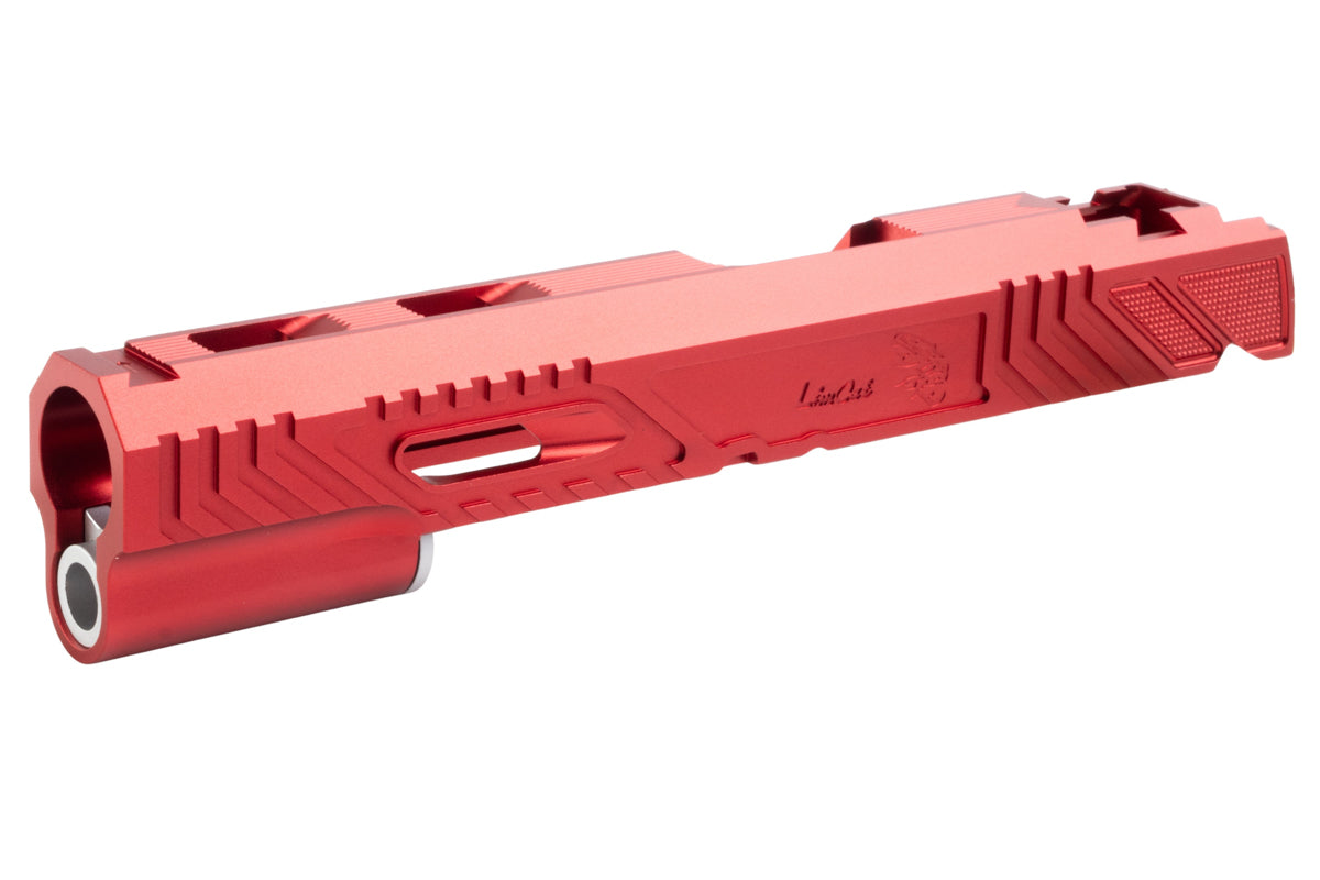 5KU CNC Aluminum Wildcat Slide For Tokyo Marui Hi Capa GBB Airsoft Pistol (Red)