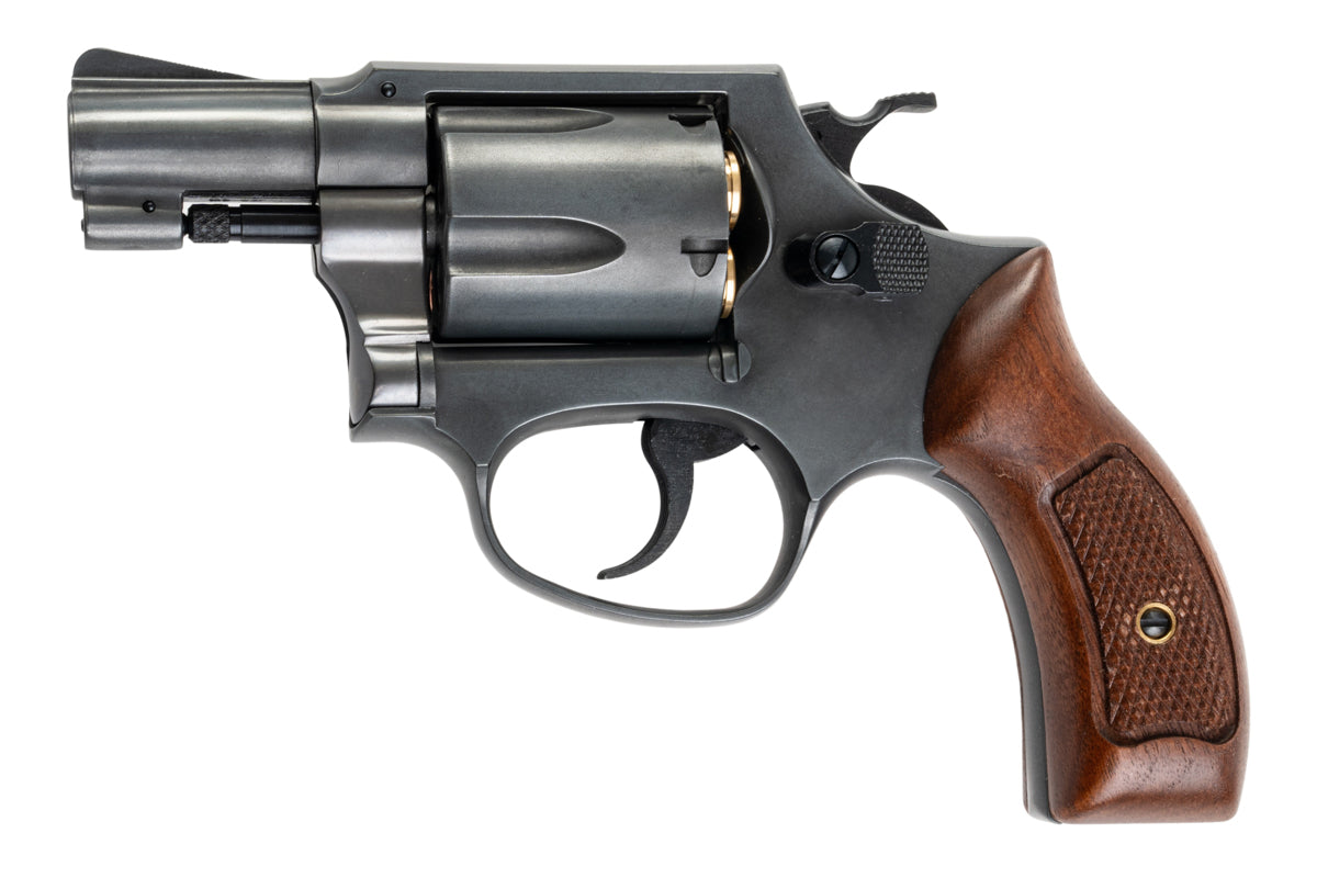 Marushin S&W M36 2inch Excellent HW Gas Revolver (Real Wood Grip)