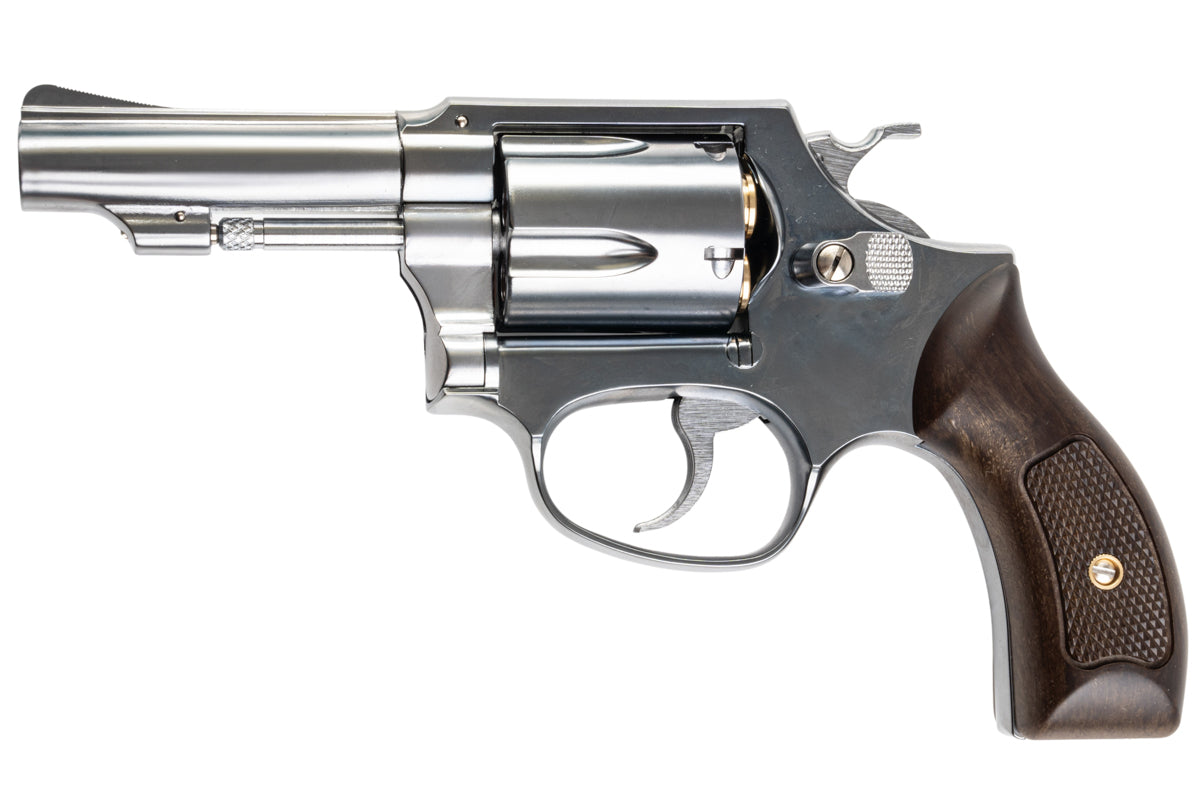 Marushin S&W 3 inch M60 Gas Revolver (Faux Wood Grip/ Silver)