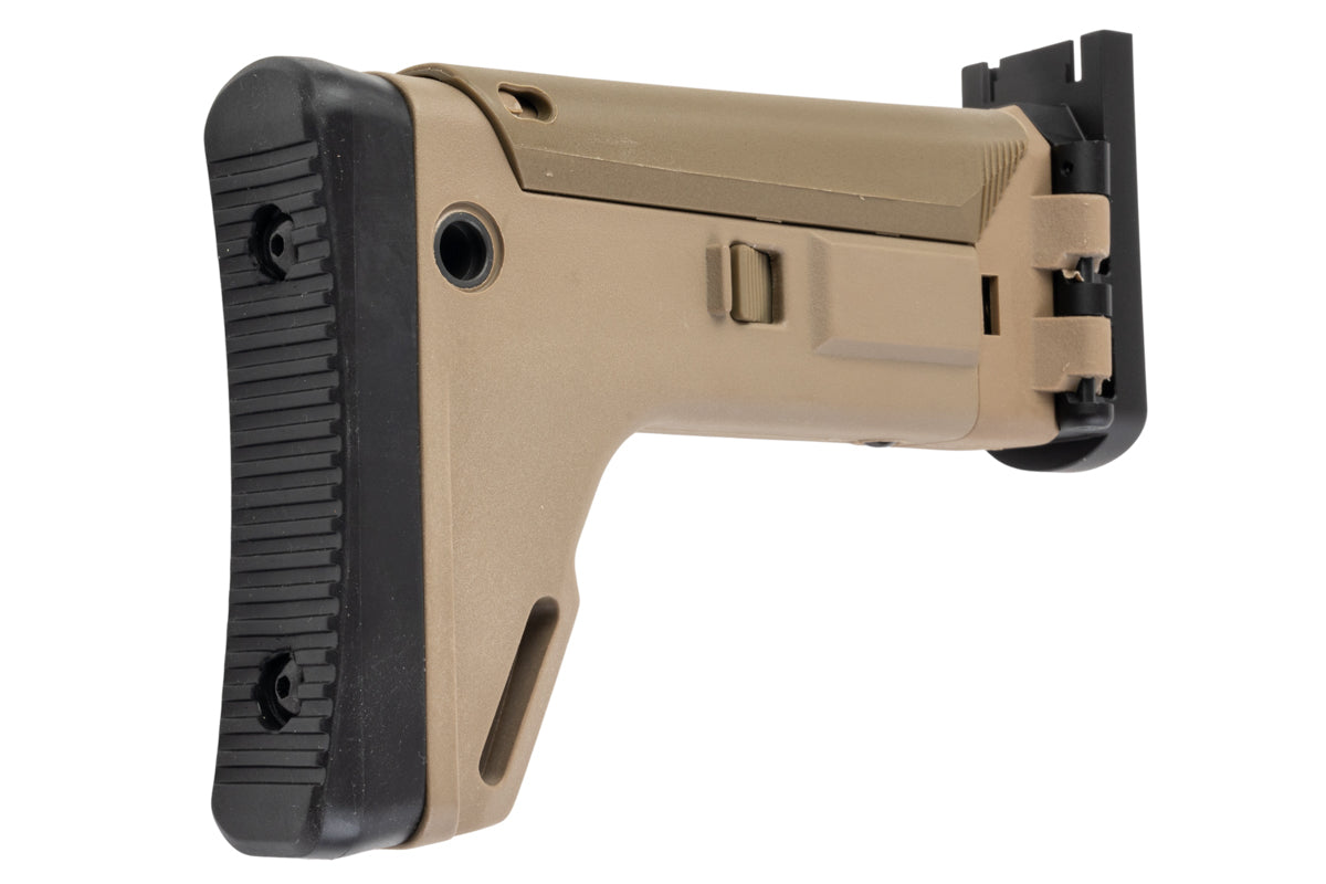 FCW Adjustable Folding Stock For Cybergun (WE/VFC) SCAR GBB Airsoft Rifle (DE)
