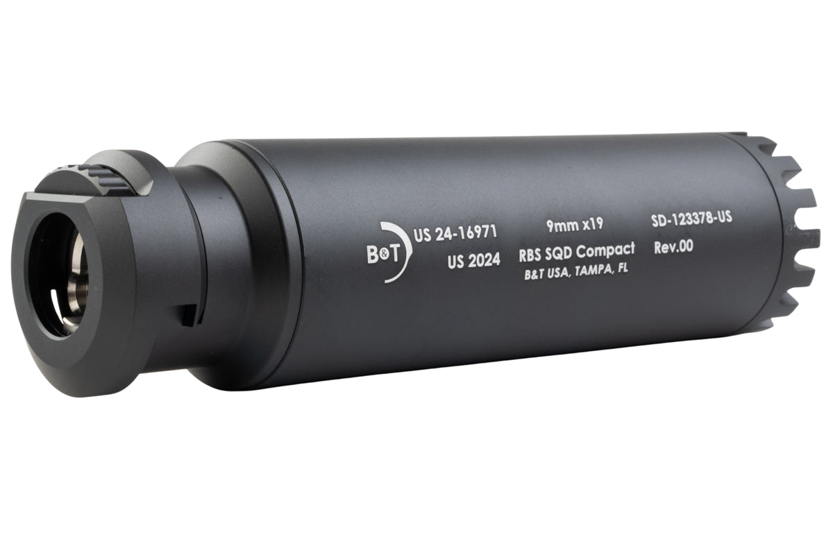 RGW RS Style Tri Lug Gen2 Dummy Silencer for VFC MP5 GBB/ Maruyama SCW-9 (Short)