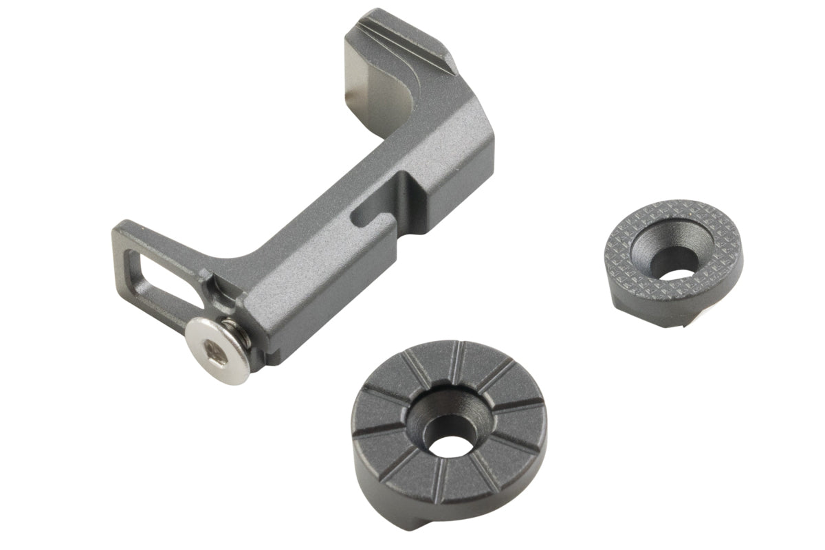CTM TAC FUKU 2 Frame Magazine Release Set For Action Army AAP01 Airsoft (Grey)