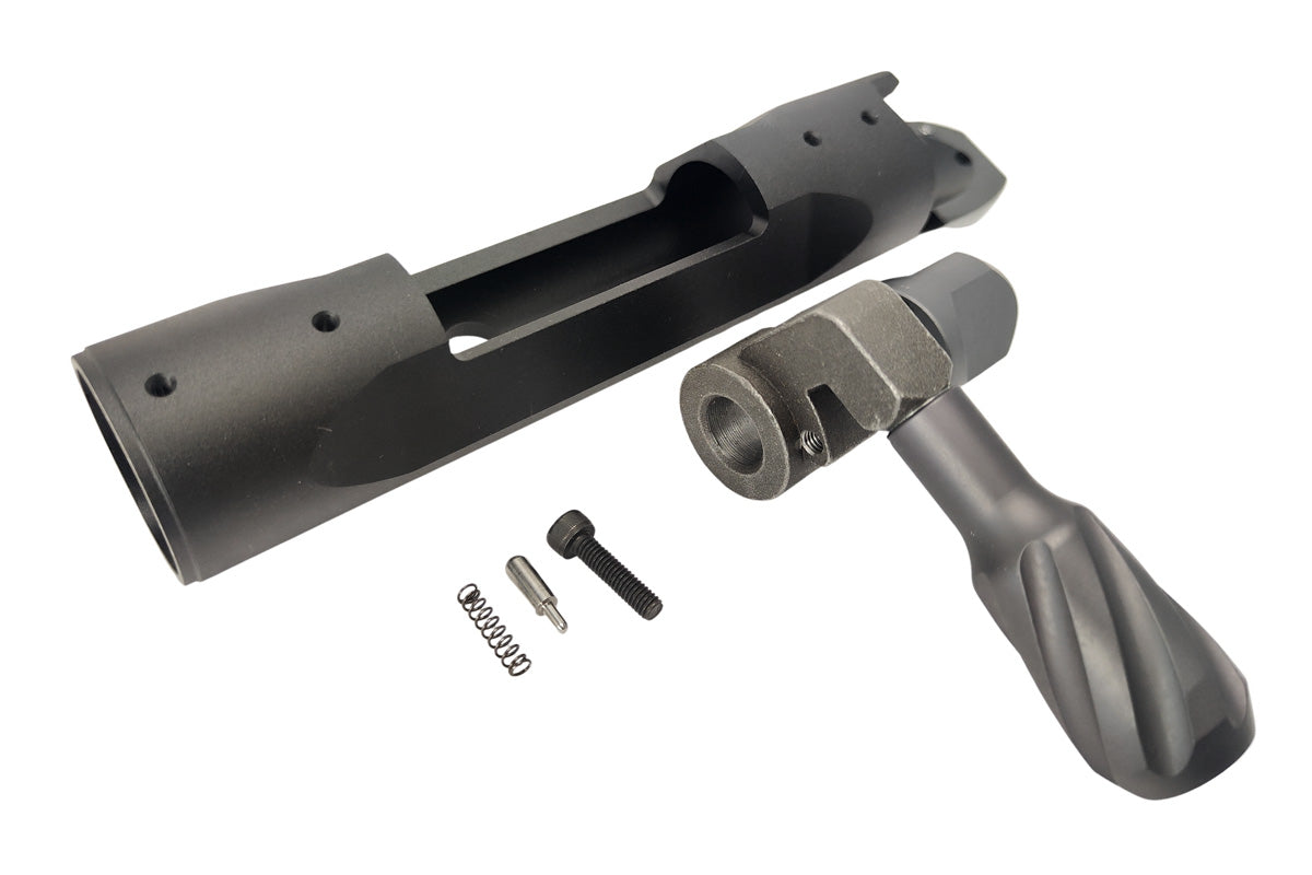 MAPLE LEAF Full Steel Enlarge Bolt Handle Kit For VSR 10 Airsoft Sniper Rifle (for Left Handed)