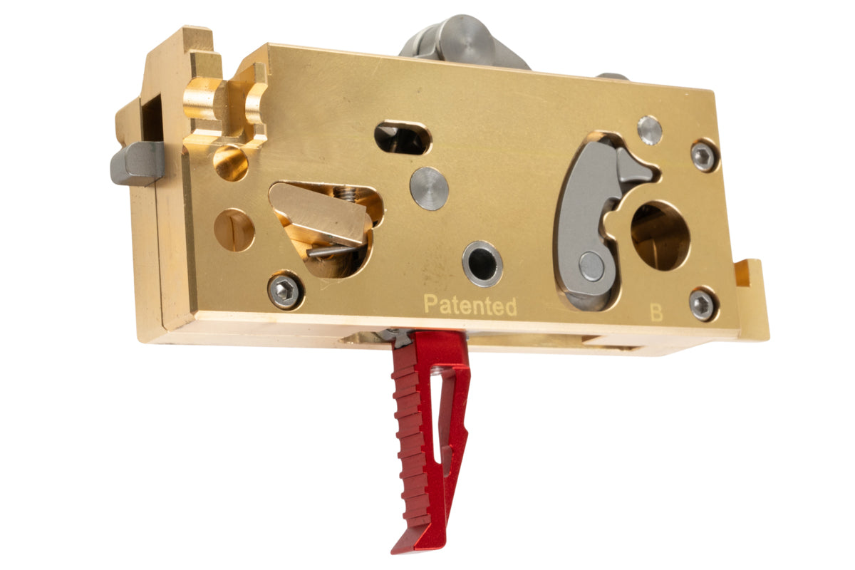 EMG (G&P) CNC Aluminum Strike Industries Adjustable Trigger Box for Tokyo Marui MWS GBB Airsoft (Red