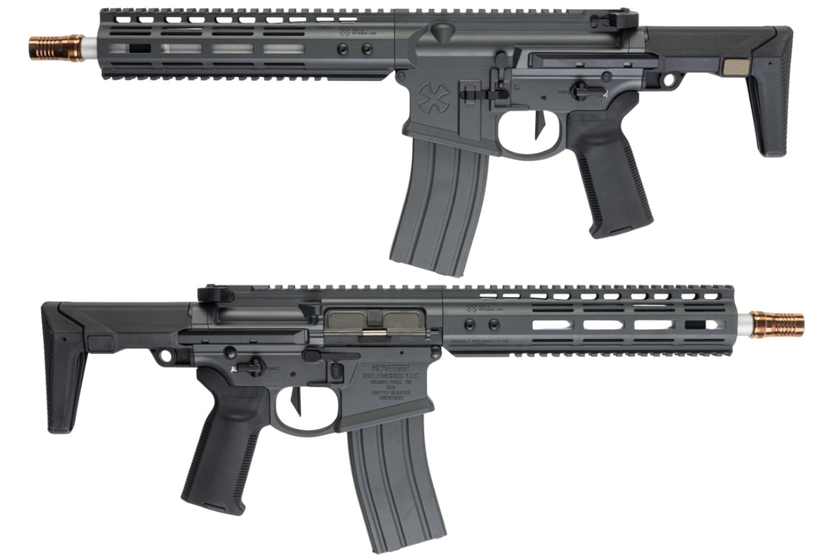 EMG (Double Eagle) Noveske N4 GHETTO BLASTER NHR-9 10.5 inch M4 GBB Airsoft Rifle (Grey/ Gen2/ MWS S