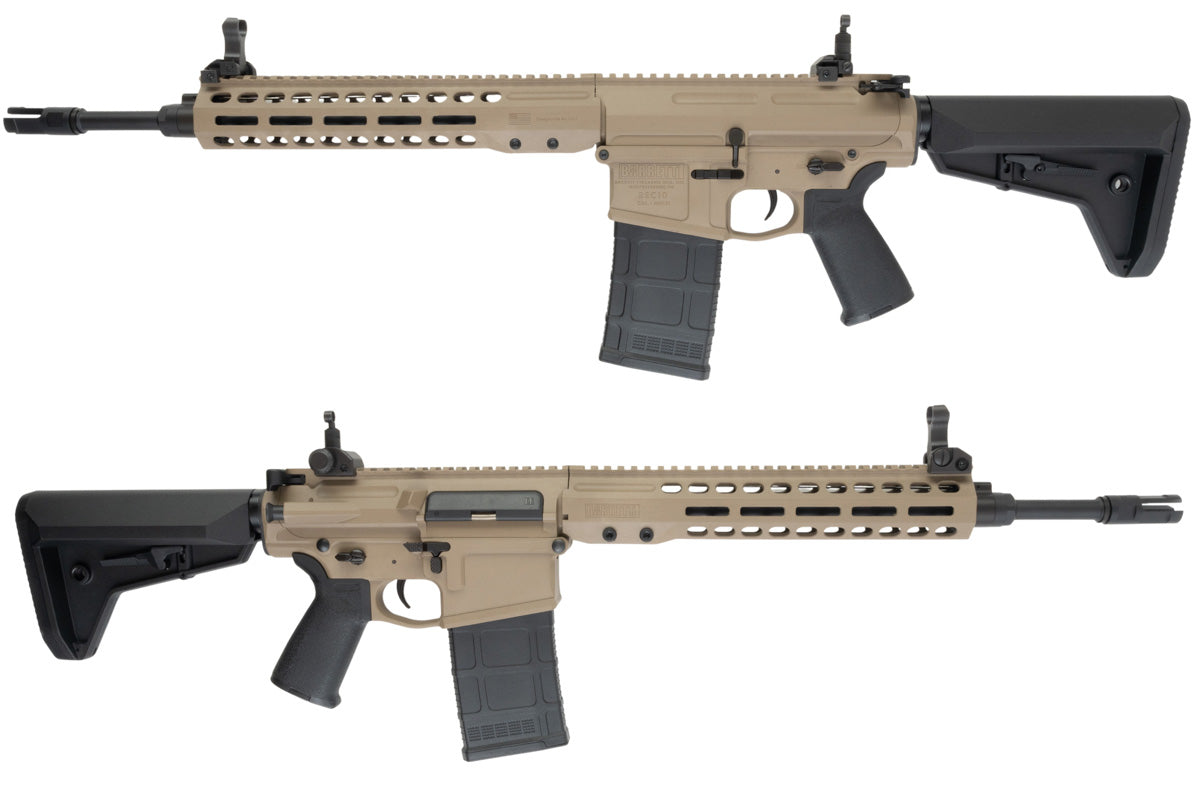 EMG (CYMA) Barrett Licensed 11.5 inch M Lok REC10 AEG Airsoft Rifle (Dark Earth)