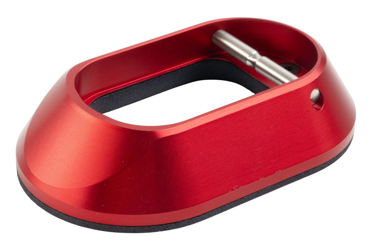 Revanchist Airsoft Aluminum XL Magwell For Tokyo Marui Hi Capa GBB (Red)