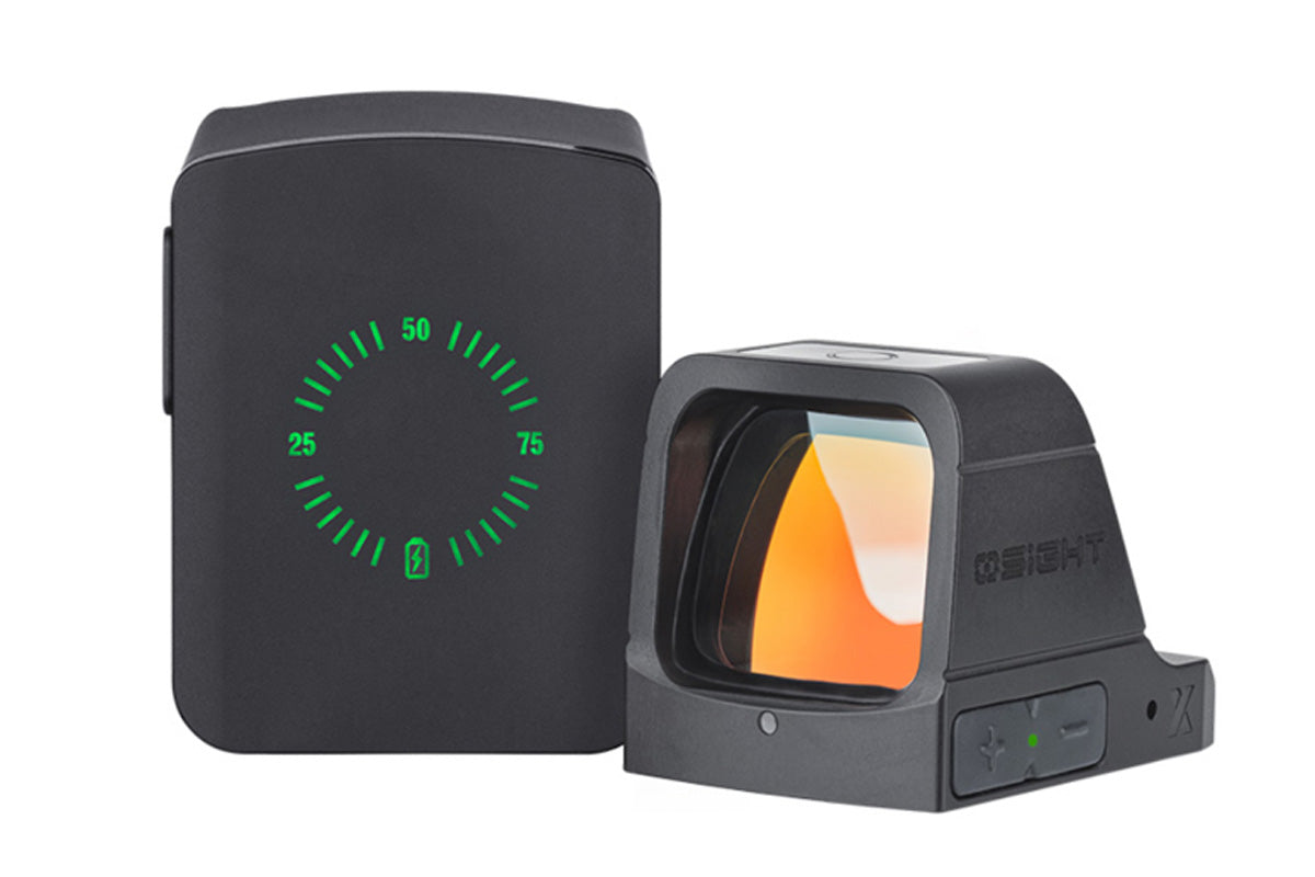 OLIGHT Osight X Multi Reticle Reflex Sight w/ Magnetic Charging Cover (3 MOA Dot & 32 MOA Circle)