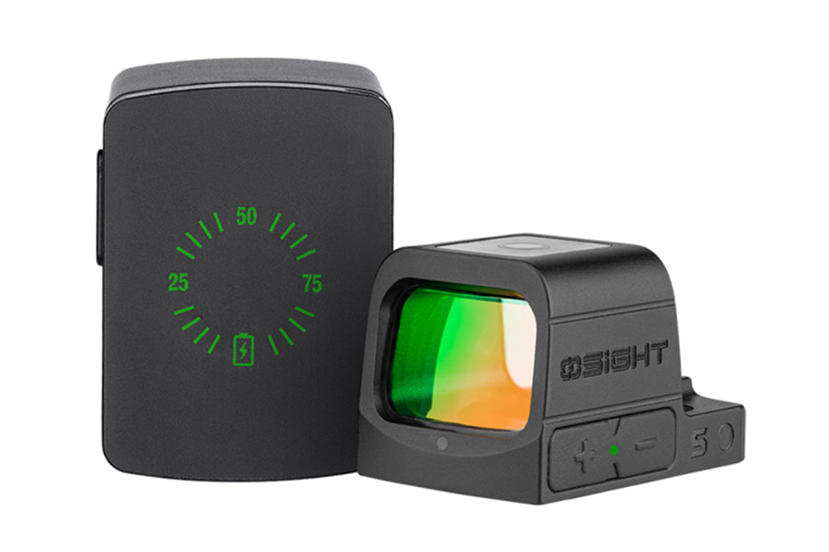 OLIGHT Osight S Multi Reticle Reflex Sight w/ Magnetic Charging Cover (2 MOA Dot & 32 MOA Circle)