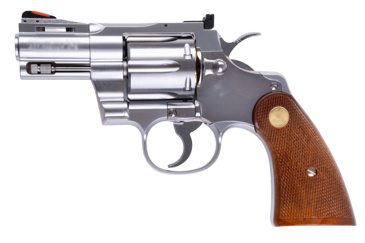 Tanaka Colt Python 2.5 inch R-model Stainless Gas Airsoft Revolver (Stainless Finish)