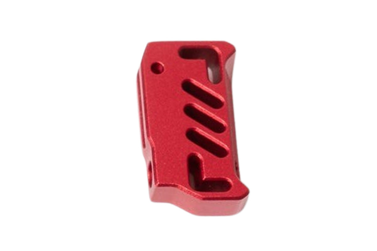 Dr. Black Aluminum Type A Trigger For Tokyo Marui Hi Capa GBB Airsoft Pistol (Right Handed/ Red)