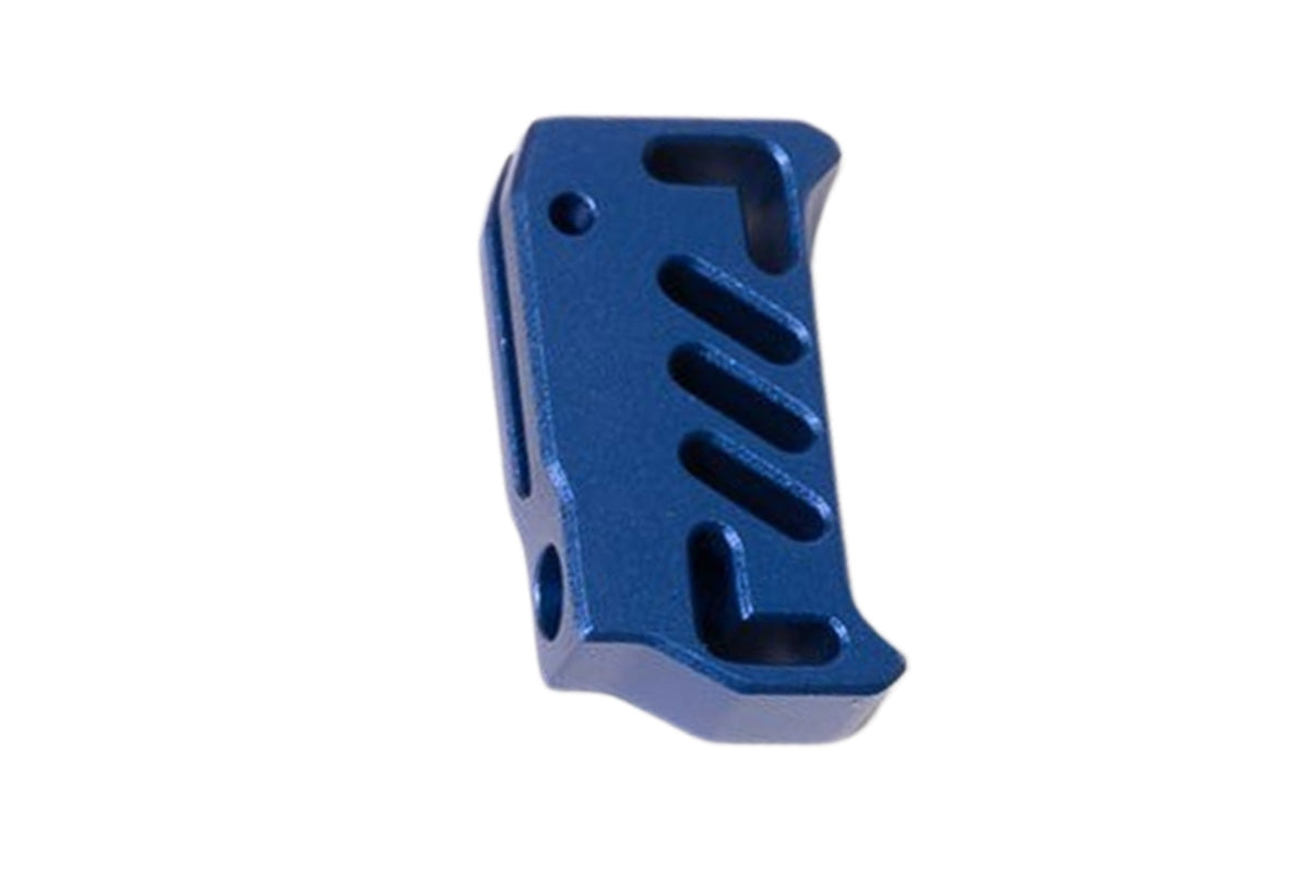 Dr. Black Aluminum Type A Trigger For Tokyo Marui Hi Capa GBB Airsoft Pistol (Right Handed/ Blue)