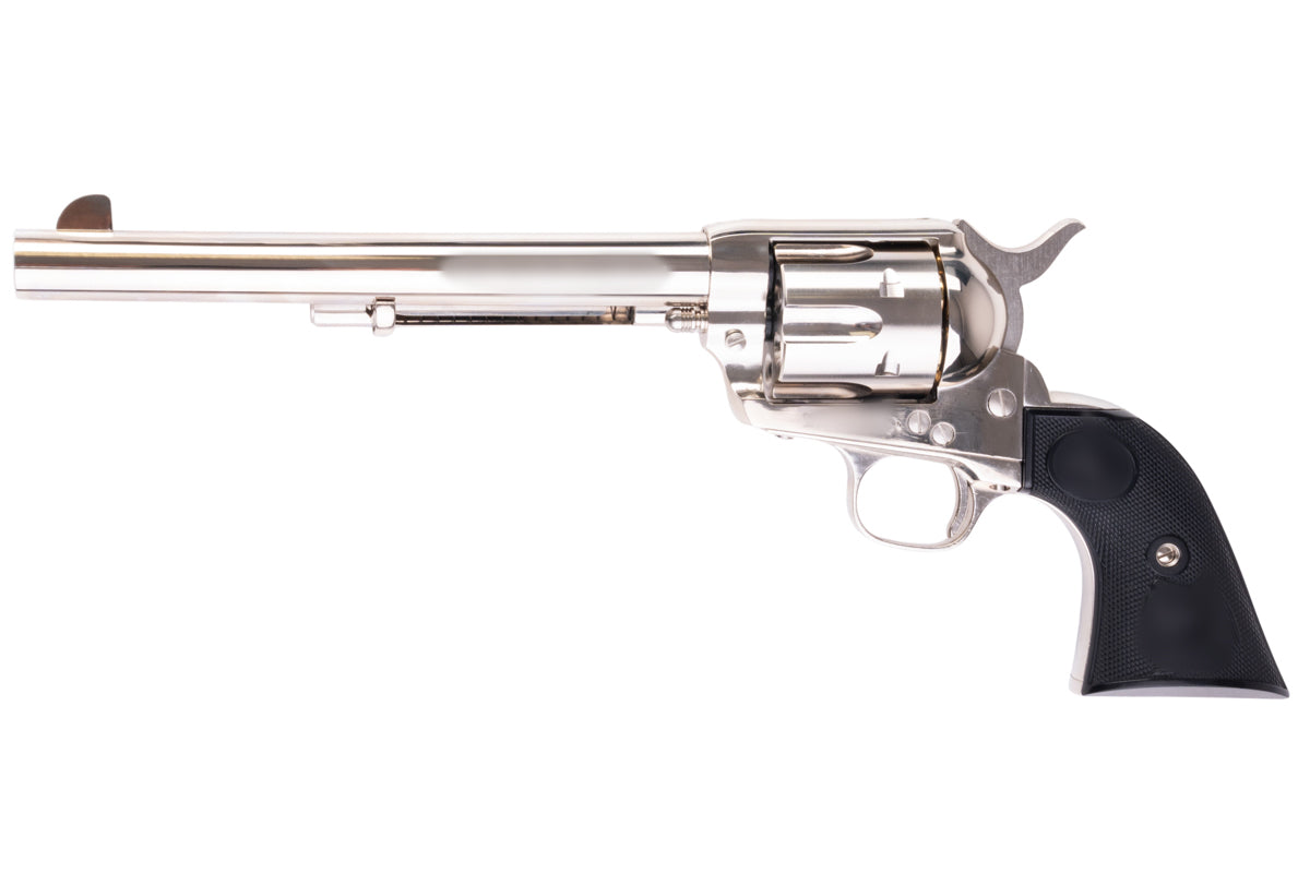 Tanaka Colt Single Action Army 2nd Gen 7.5 inch Pegasas II Gas Revolver (Nickel Finish)