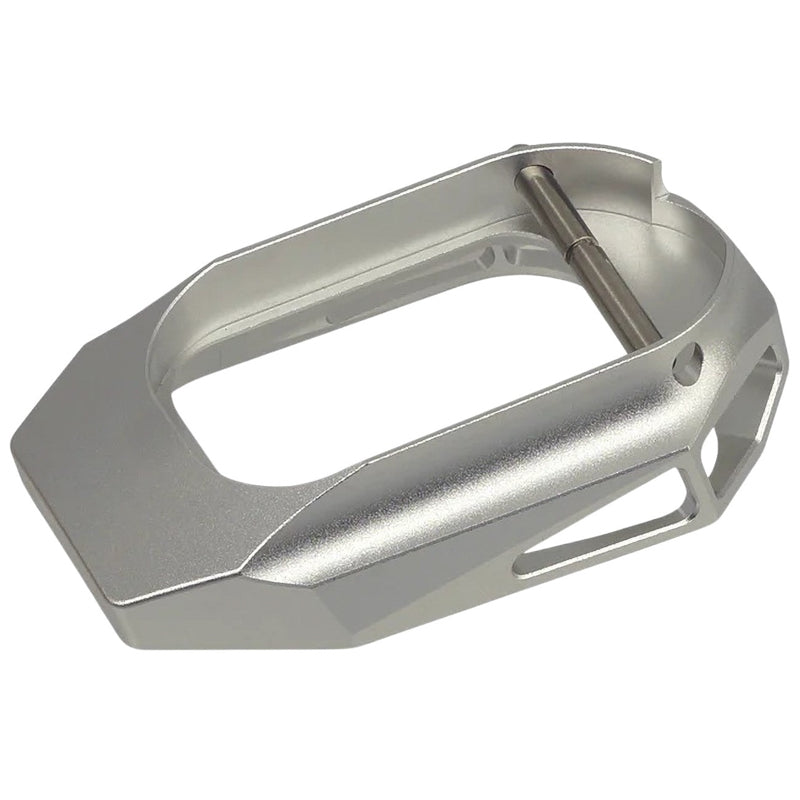 5KU Aluminum Hollow Magwell For Tokyo Marui Hi Capa GBB Airsoft (Silver)