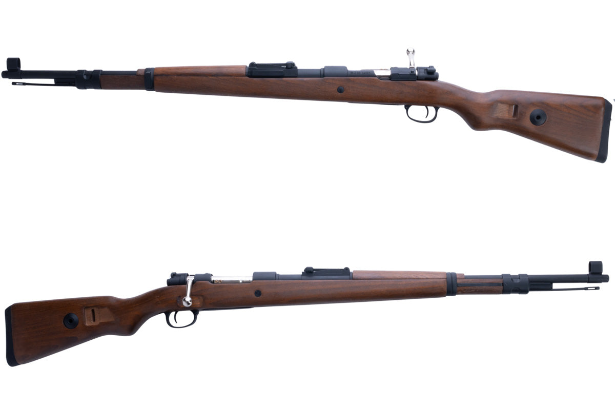 Double Bell 98K Gas Shell Ejecting Real Wood Rifle (102BA)