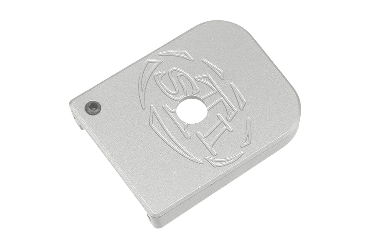 5KU STI Style Type 2 Skinny Magazine Base For Tokyo Marui Hi Capa GBB Airsoft (Silver)