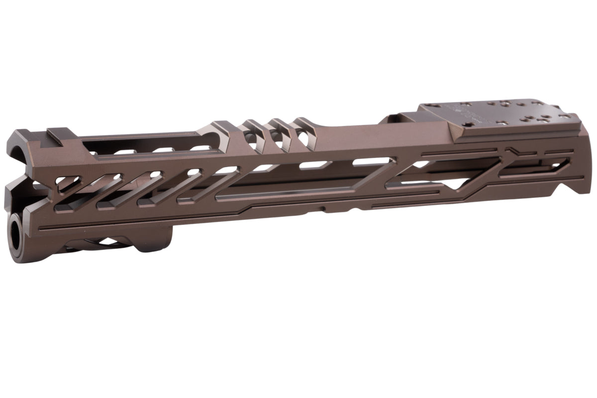 Dr. Black Aluminum Optics Ready Slide For Tokyo Marui Hi Capa 5.1 GBB Airsoft (Tan/ Type Y)