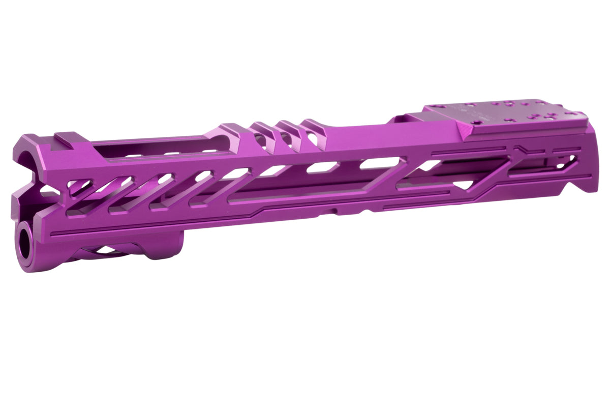 Dr. Black Aluminum Optics Ready Slide For Tokyo Marui Hi Capa 5.1 GBB Airsoft (Purple/ Type Y)