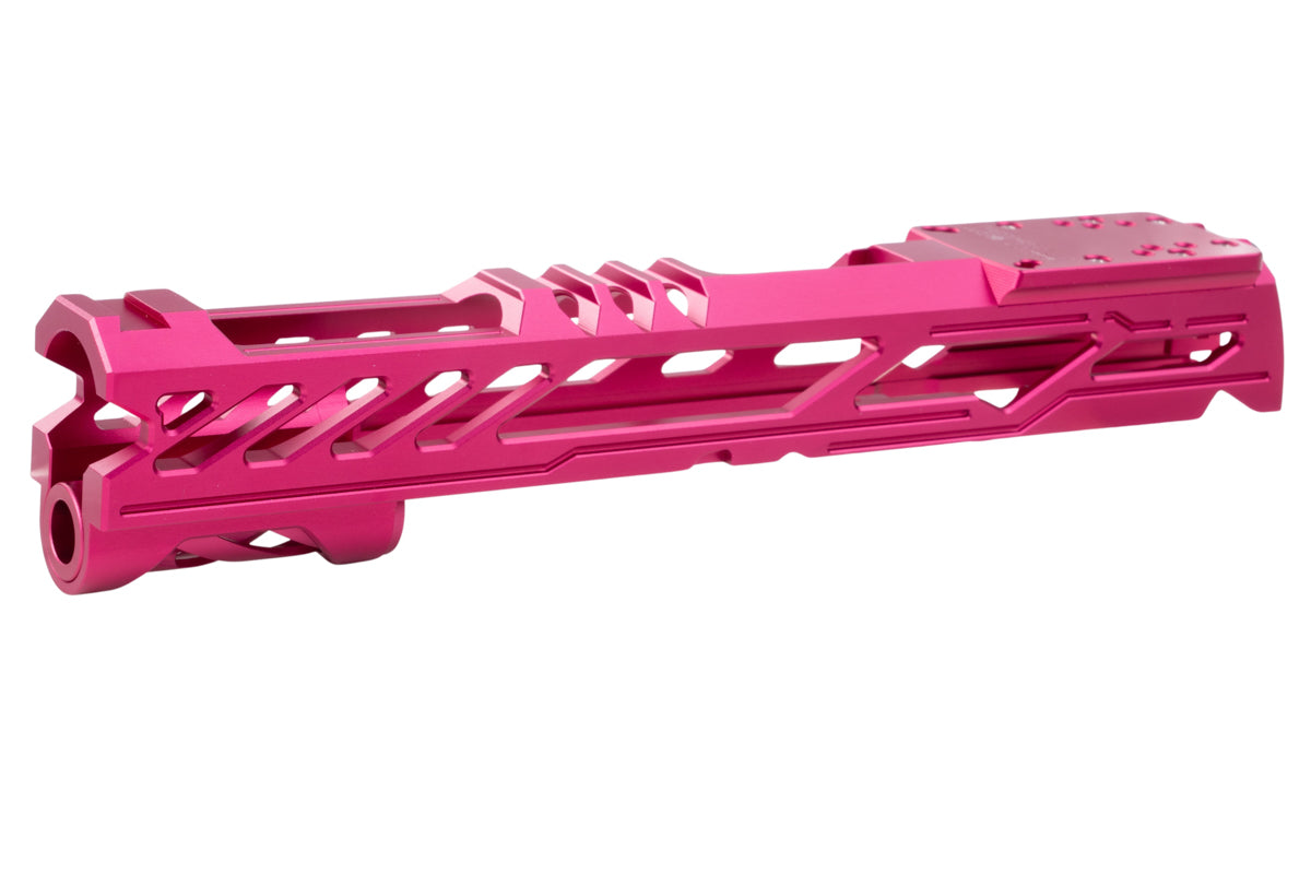 Dr. Black Aluminum Optics Ready Slide For Tokyo Marui Hi Capa 5.1 GBB Airsoft (Magenta/ Type Y)