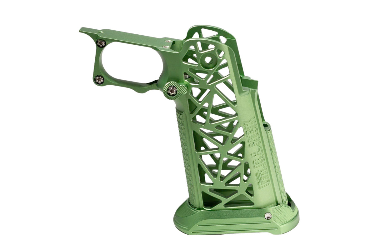 Dr. Black Type A Aluminum Grip For Tokyo Marui Hi Capa GBB Airsoft (Green)