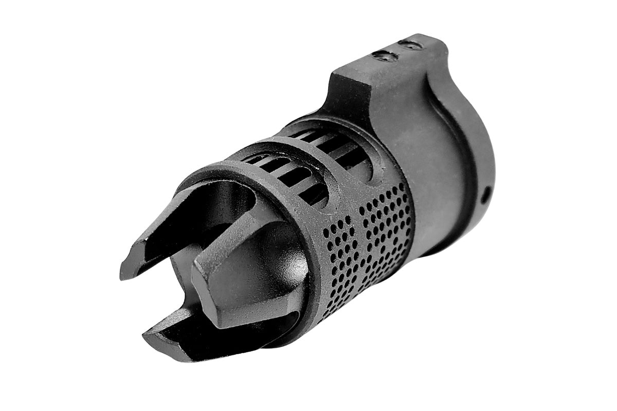 E&C Epsilon Airsoft Flash Hider w/Diverter (14mm-)