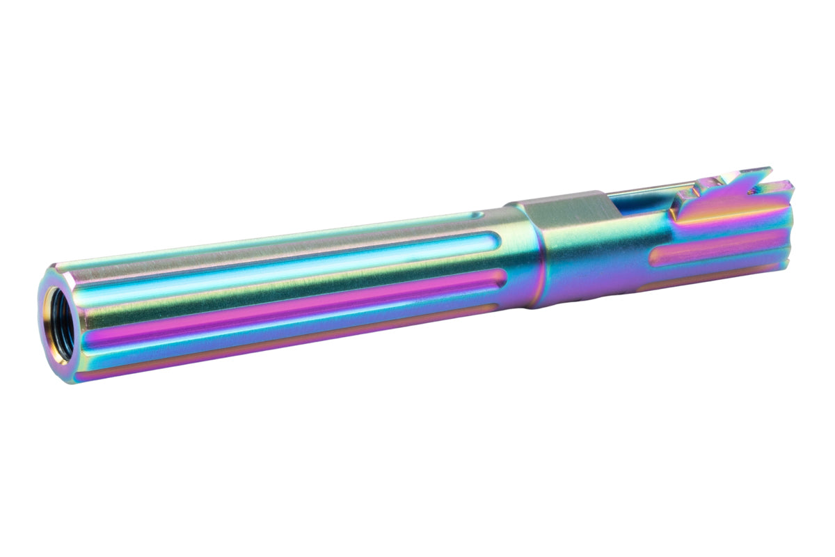 5KU Stainless Steel Straight Patterned Outer Barrel For Tokyo Marui Hi Capa 5.1 GBB Airsoft (M11 CW/