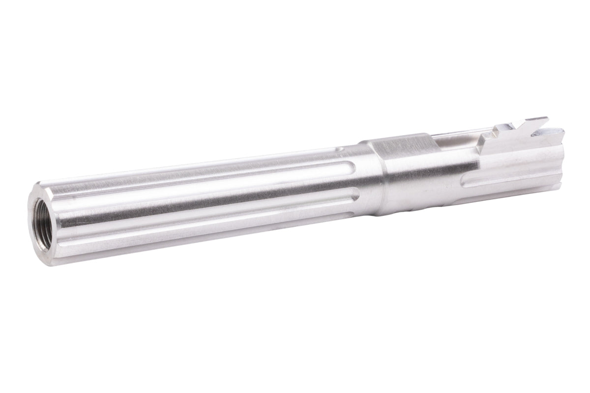 5KU Stainless Steel Straight Patterned Outer Barrel For Tokyo Marui Hi Capa 5.1 GBB Airsoft (M11 CW/