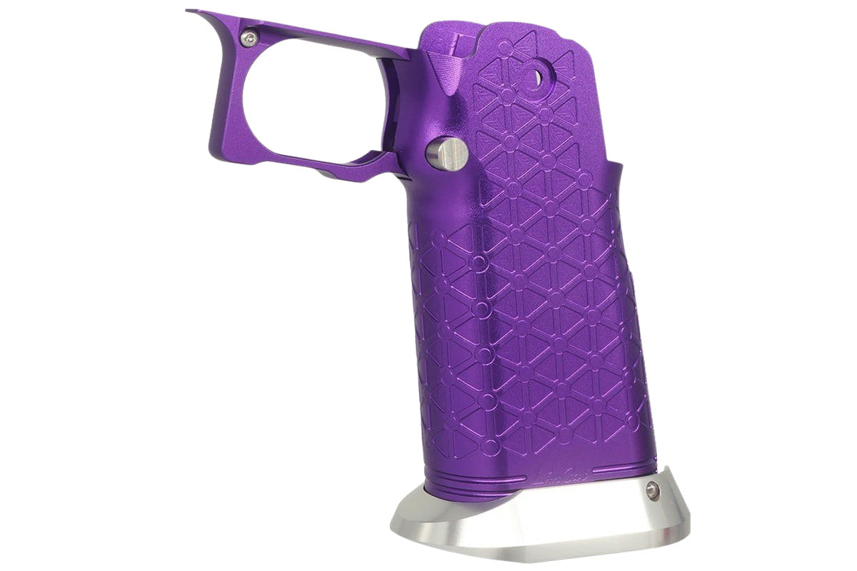 5KU Type 8 CNC Aluminum Grip For Tokyo Marui Hi Capa GBB Airsoft (Purple)