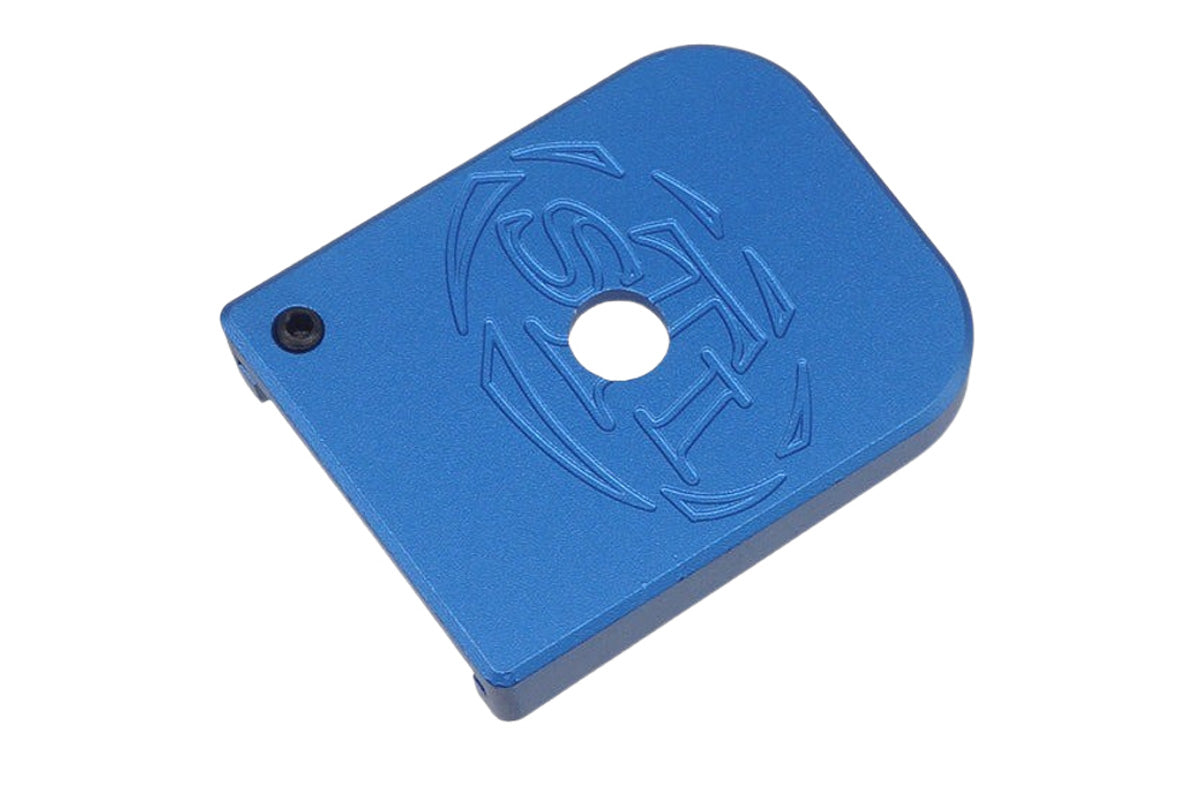 5KU Type 2 STI Style Skinny Magazine Base For Tokyo Marui Hi Capa GBB (Blue)