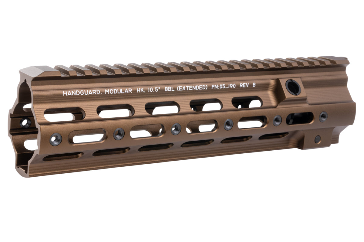 5KU SMR Tactical 10.5 inch Handguard for Umarex/VFC HK416 GBB Airsoft (FDE)