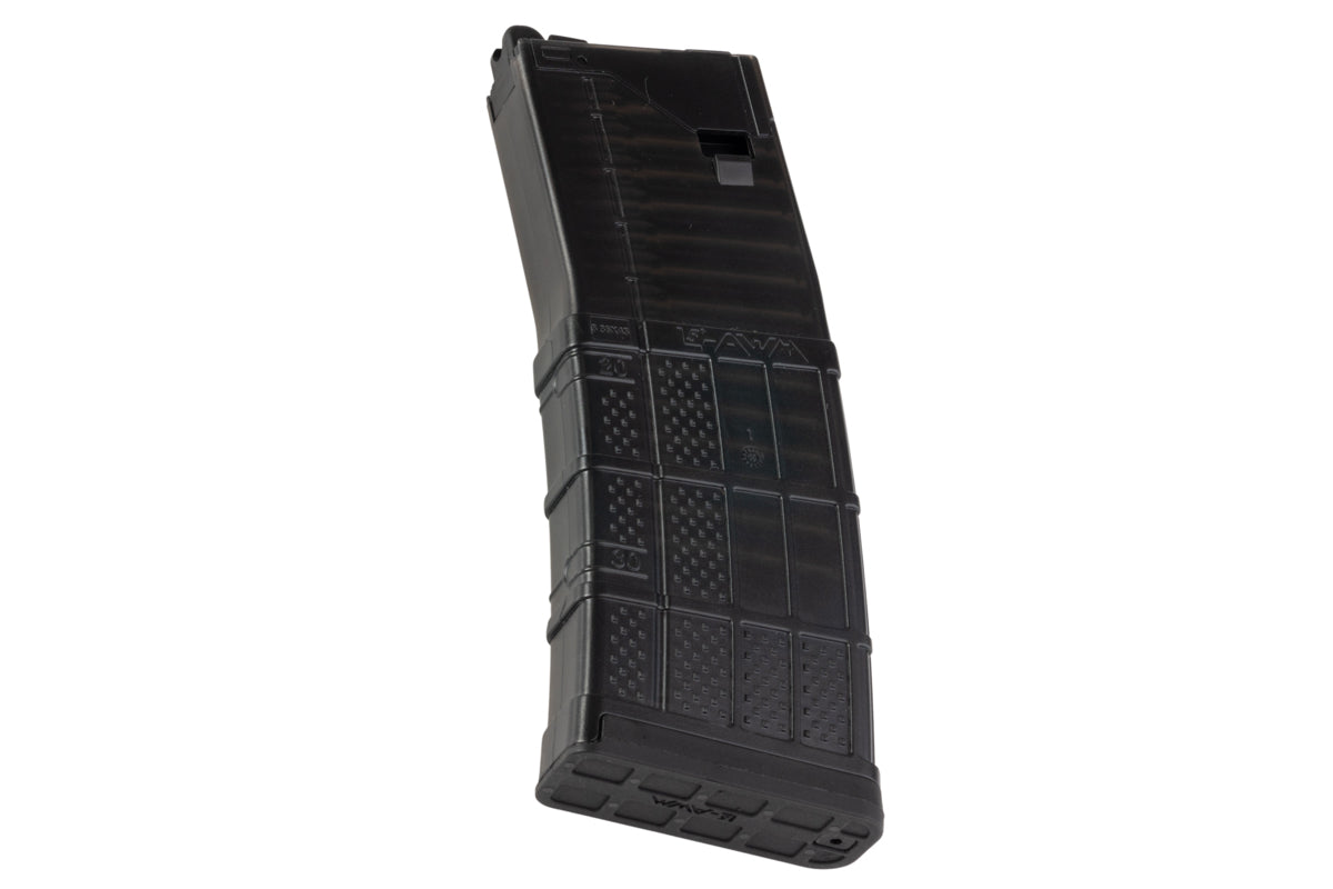 EMG Lancer Systems L5AWM V2 35rds Gas Mag for Marui MWS GBB Airsoft by Angry Gun (Translucent Smoke)