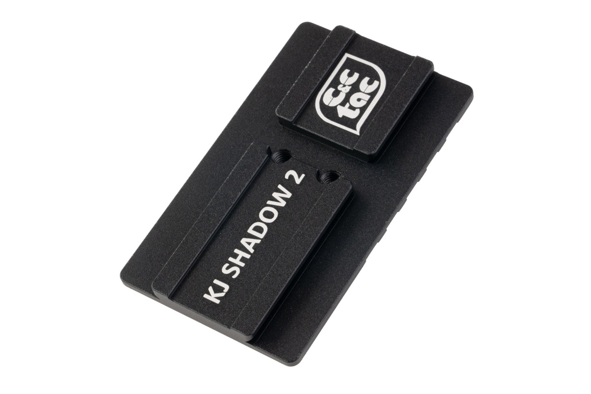 C&C Tac Low Profile ACRO Sight Adapter Plate Mount For KJ Works/ ASG CZ Shadow 2 GBB Airsoft