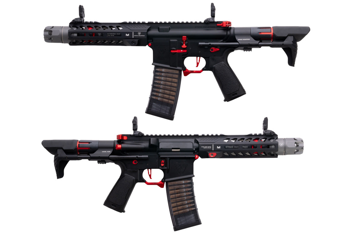 EMG Strike Industries 7 inch AR Strike Oppressor M4 PDW GBB Airsoft Rifle (CYMA CGS System - BK/RD)