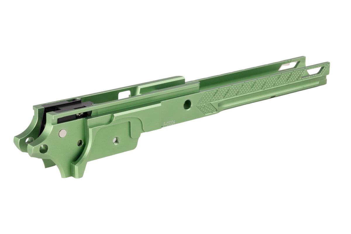 Dr. Black CNC Aluminum Style 05 Frame For Tokyo Marui Hi Capa 5.1 GBB Airsoft (Green)