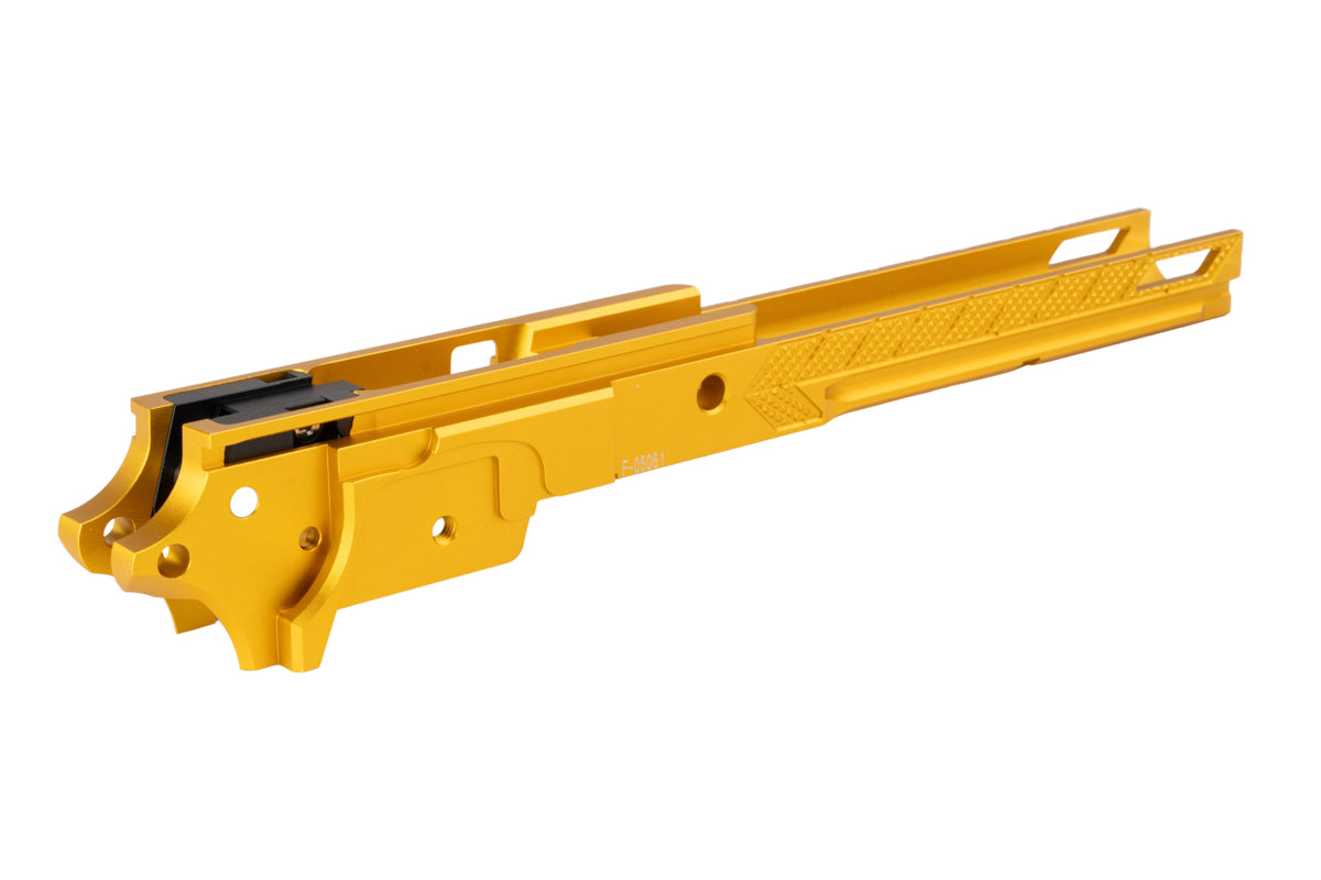 Dr. Black CNC Aluminum Style 05 Frame For Tokyo Marui Hi Capa 5.1 GBB Airsoft (Gold)